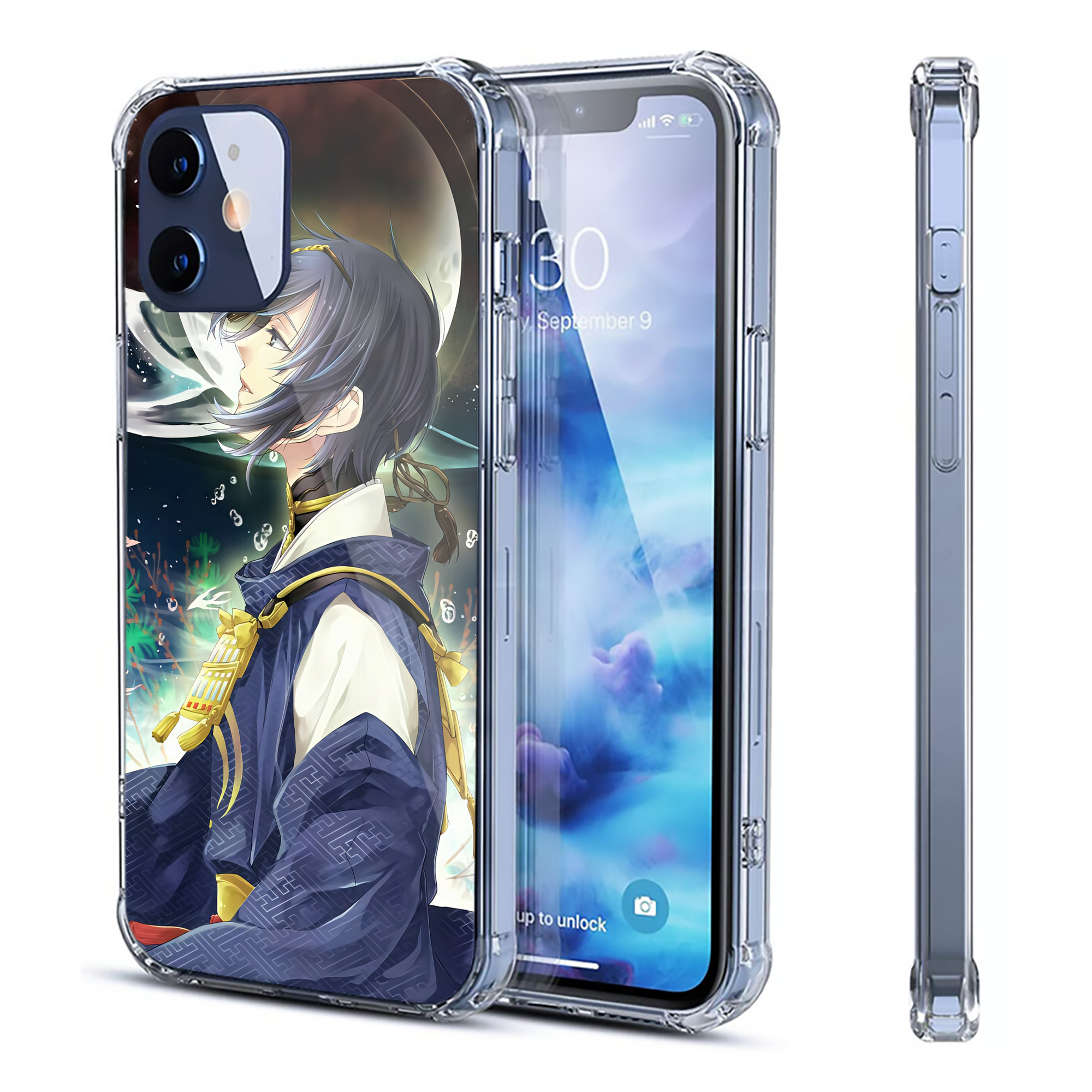（画像用） 刀剣乱舞 Touken Ranbu 【iPhone 12シリーズ対応】透明スマホケース（クリアソフトケース）